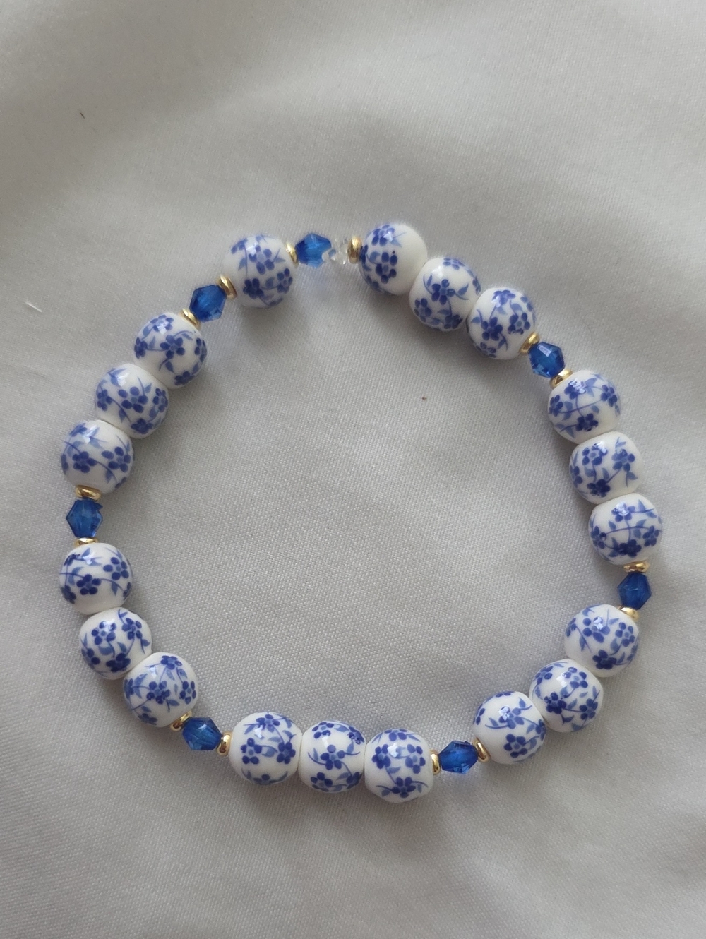 Floral Beaded Bracelet